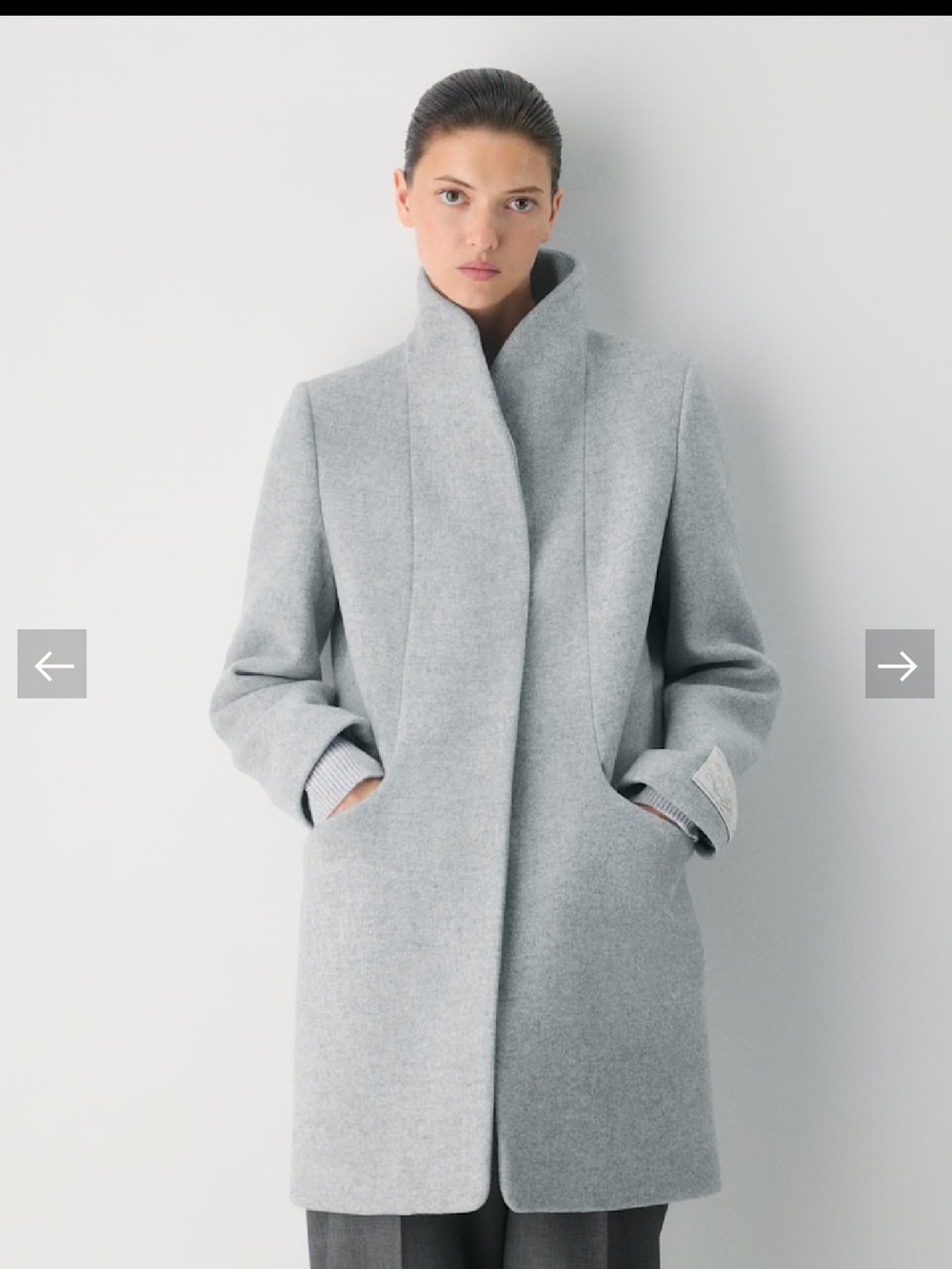 The Cocoon Coat - Luxe Wool Cashmere - Picture 13 of 14